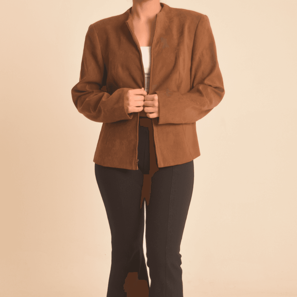 Chaqueta de Cuero gamuza