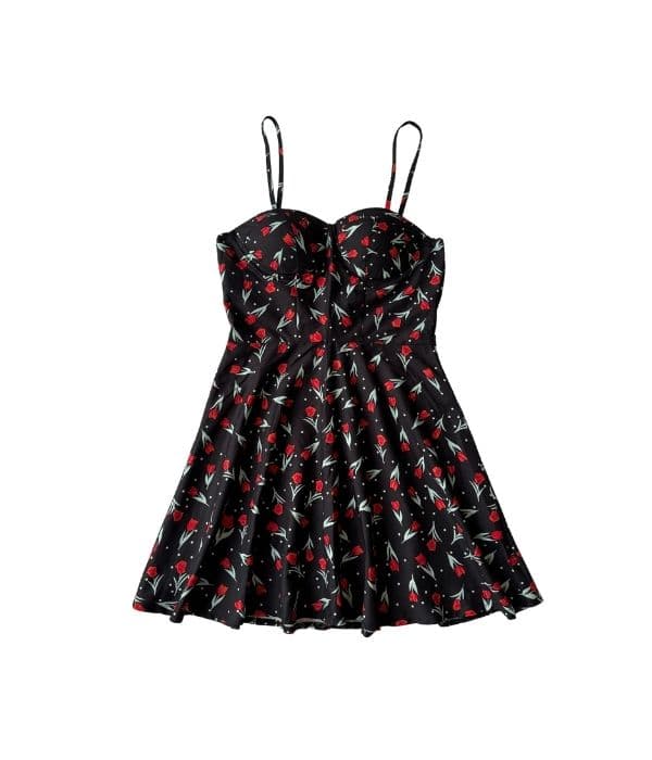 Vestido corto floral